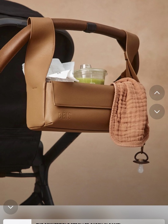 BEIS Handbags - NWT BEIS Convertible Stroller Caddy/Shoulder Bag with Wide Strap Tan